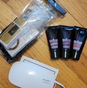 Polygel nail modelones